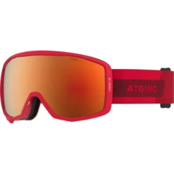ATOMIC Masque De Ski Junior COUNT JR SPHERICAL - Rouge