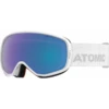 ATOMIC Masque De Ski COUNT S OTG - Photochromique - Blanc -Bull Skis Magasin atomic count s photo white masque 2023