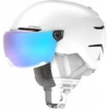 ATOMIC Casque De Ski SAVOR VISOR STEREO - White Heather -Bull Skis Magasin atomic savor visor stereo white heath casque 2023