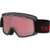 BOLLE Masque De Ski MADDOX - S2 - BLACK MATTE VERMILLON GUN
