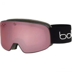 BOLLE Masque De Ski NEVADA SMALL - S2 - BLACK CORP MATTE VERMILLON GUN