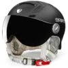 BRIKO AMBRA VISOR 1V PEARL BLACK CASQUE