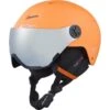 CAIRN Casque De Ski Junior ANDROID VISOR - Orange -Bull Skis Magasin cairn jr android visor j orange casque visiere 2023