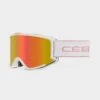 Cébé CEBE Masque De Ski SILHOUETTE - Photochromique 1-3 - WHITE MATTE -Bull Skis Magasin cebe silhouette s1 3 white matte pc vario perfo masque 2023