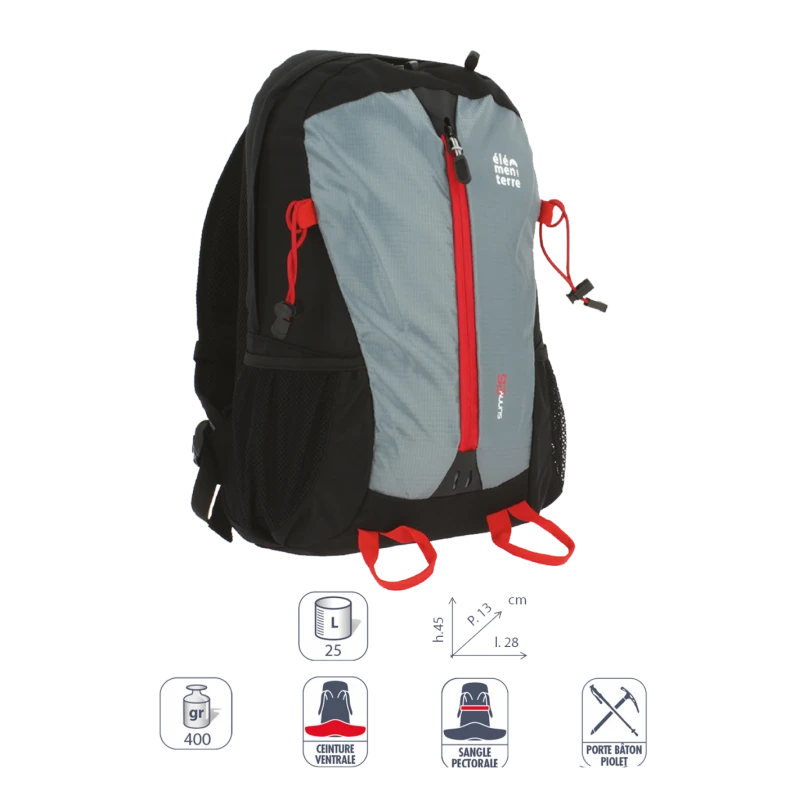 ELEMENTERRE Sac à Dos SUNNY 25 - Noir 3 ELEMENTERRE Sac à Dos SUNNY 25 - Noir