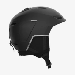 SALOMON Casque De Ski PIONEER LT - Black Silver -Bull Skis Magasin salomon casque pioneer lt black silver 2023 2