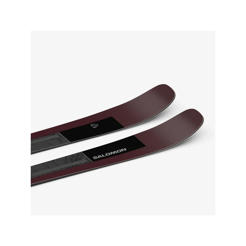 SALOMON Skis STANCE 90 -BLACK/BURGANDY 4 SALOMON Skis STANCE 90 -BLACK/BURGANDY – Image 2