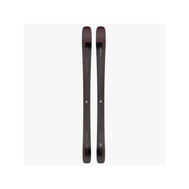 SALOMON Skis STANCE 90 -BLACK/BURGANDY 6 SALOMON Skis STANCE 90 -BLACK/BURGANDY – Image 4