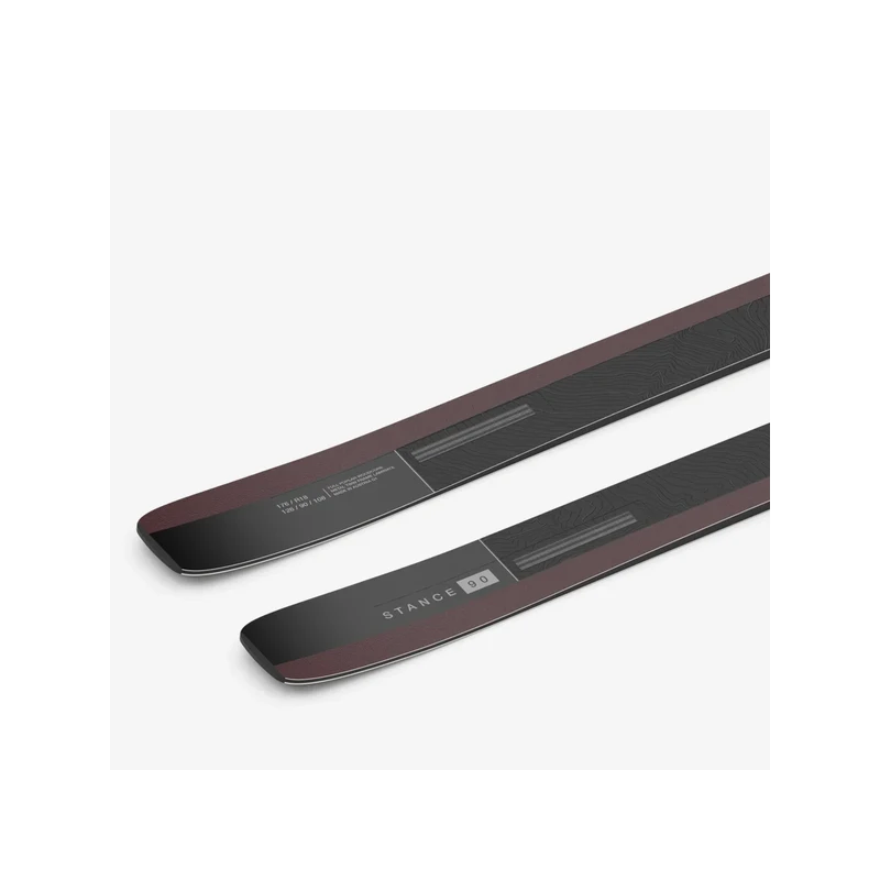 SALOMON Skis STANCE 90 -BLACK/BURGANDY 7 SALOMON Skis STANCE 90 -BLACK/BURGANDY – Image 5