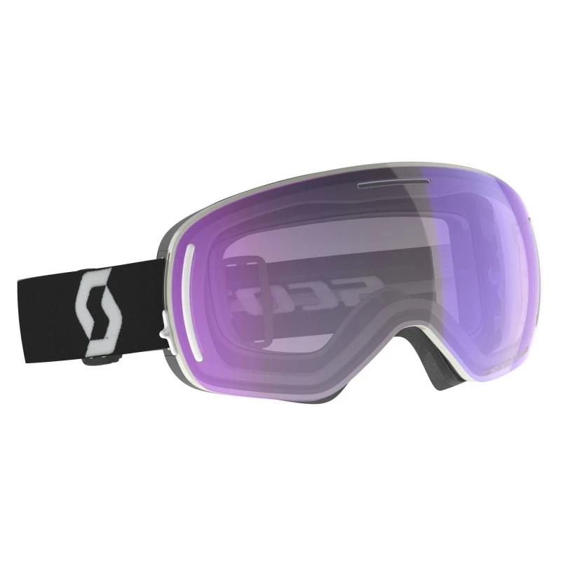 SCOTT Masque De Ski LCG EVO LS - Photochromique 2-4 - White/Black Blue Chrome 3 SCOTT Masque De Ski LCG EVO LS - Photochromique 2-4 - White/Black Blue Chrome