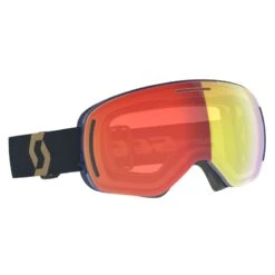 SCOTT Masque De Ski LCG EVO (Cat2+1) - Beige / Bleu / Rouge Chrome